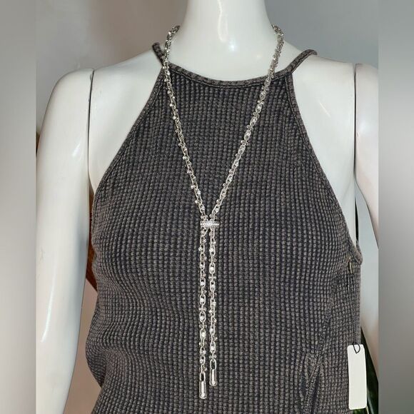 New Chico SILVERTONE SPARKLE Y-NECKLACE - Picture 7 of 7